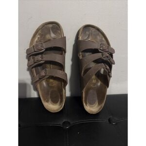 Birkenstock  Florida Habana Waxy Soft Footbed Sz 9 Sandals Shoes